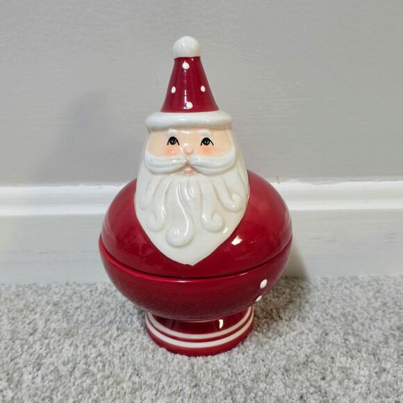 Johanna Parker Santa‎ Candy Dish - Picture 1 of 4